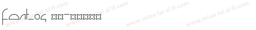 FONT_04 常规字体转换